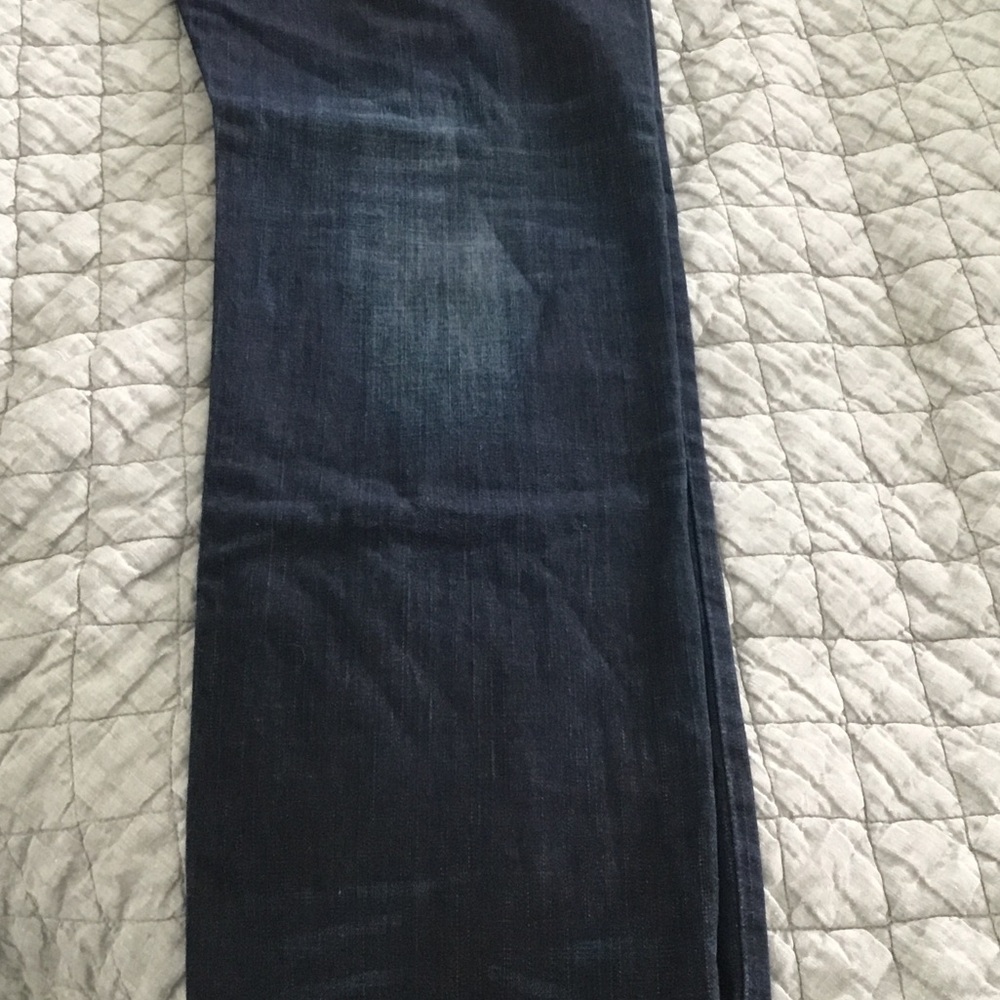 Cinch Dark Blue Denim Jeans with Contrast Pocket Lining - Picture 6 of 7